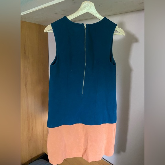 ZARA Orange and Teal Dress - Picture 2 of 3